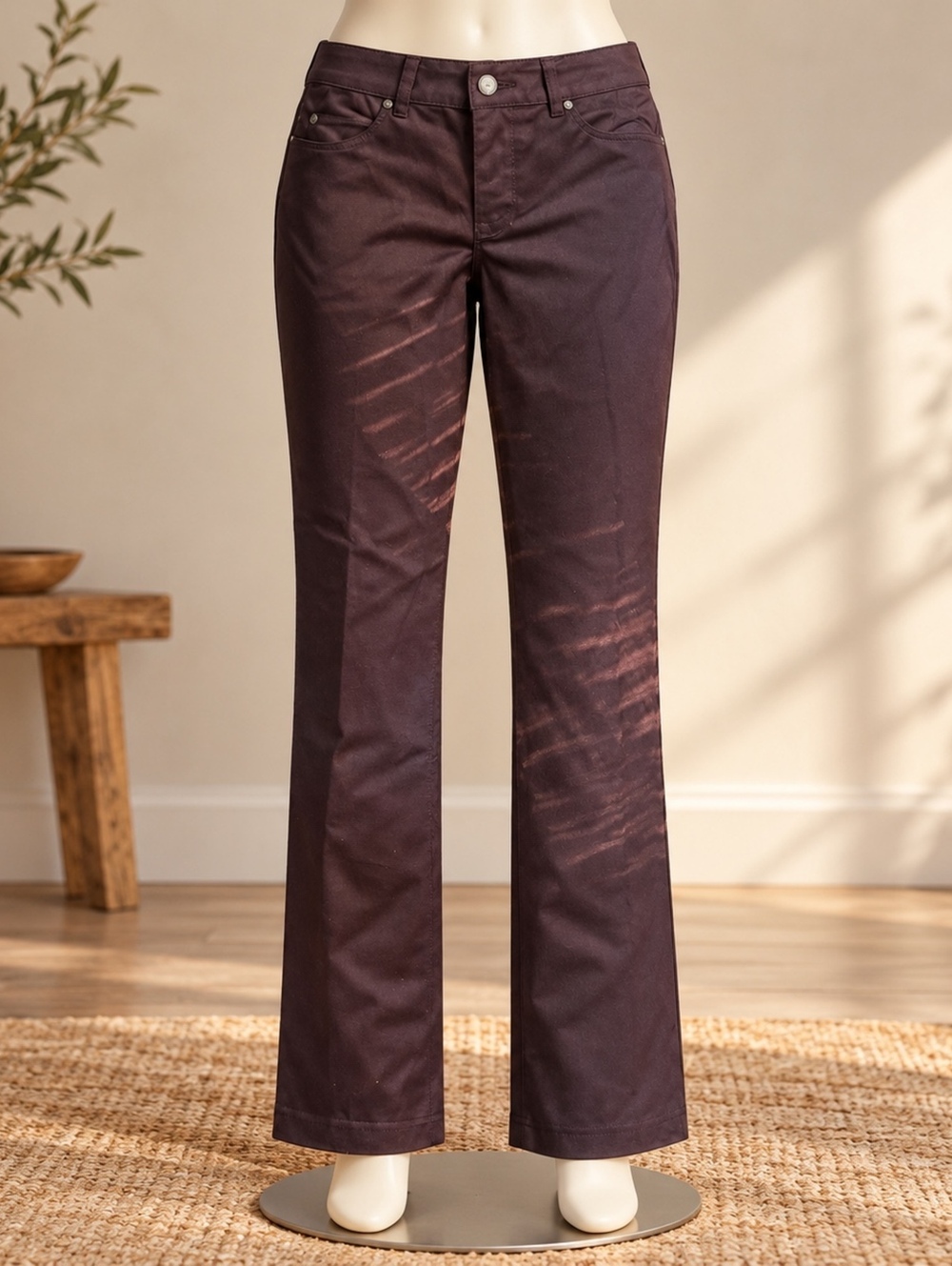 Joe Benbasset brown straight leg pants size 8